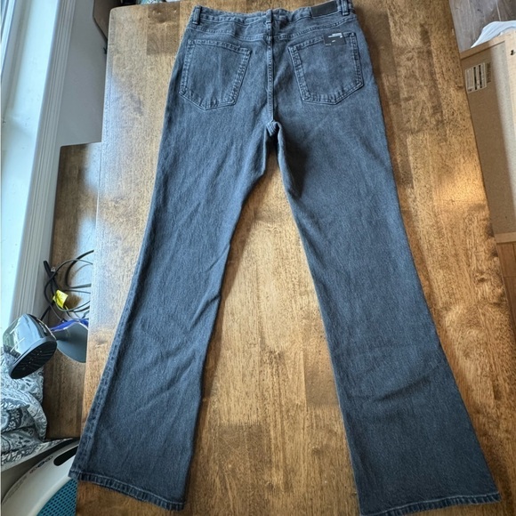 Rails The Sunset High Rise Slim Flare Black Jeans Size 32 - Picture 2 of 14